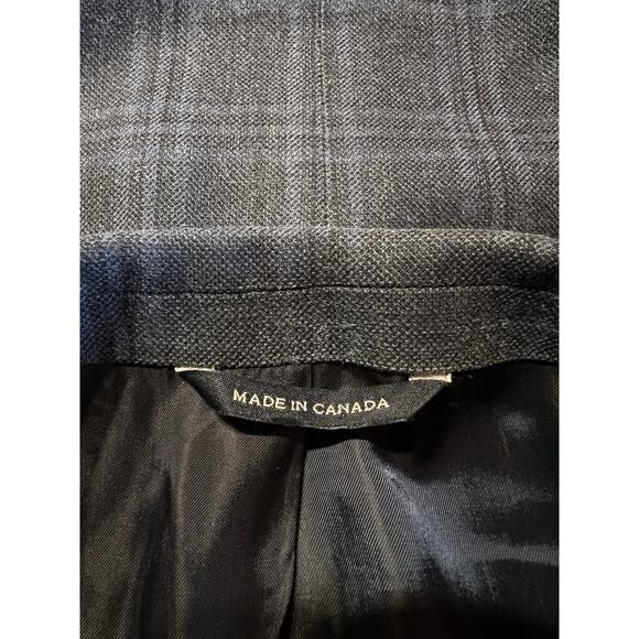 Ralph Lauren RRL 44R Blue Plaid Casual Wool Silk Designer Blazer Sport Coat - Picture 8 of 14